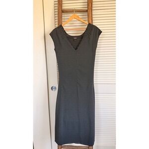 Express Black and White Polka Dot Sleeveless Sheath Dress Size 6